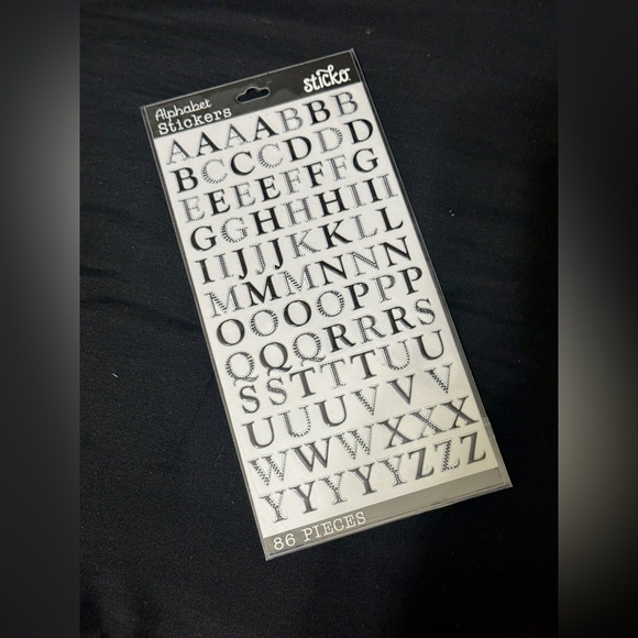 Alphabet Stickers Set - Picture 4 of 4